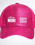 CALL ME MINI BOSS π Ponytail Cap