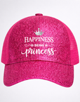 HAPPINESS IS BEING A PRINCESS ๐ธ Ponytail Cap