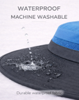BLUE Unisex Wide Brim Hat