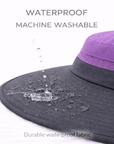 KIDS PURPLE Unisex Wide Brim Hat