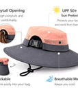 PINK Unisex Wide Brim Hat