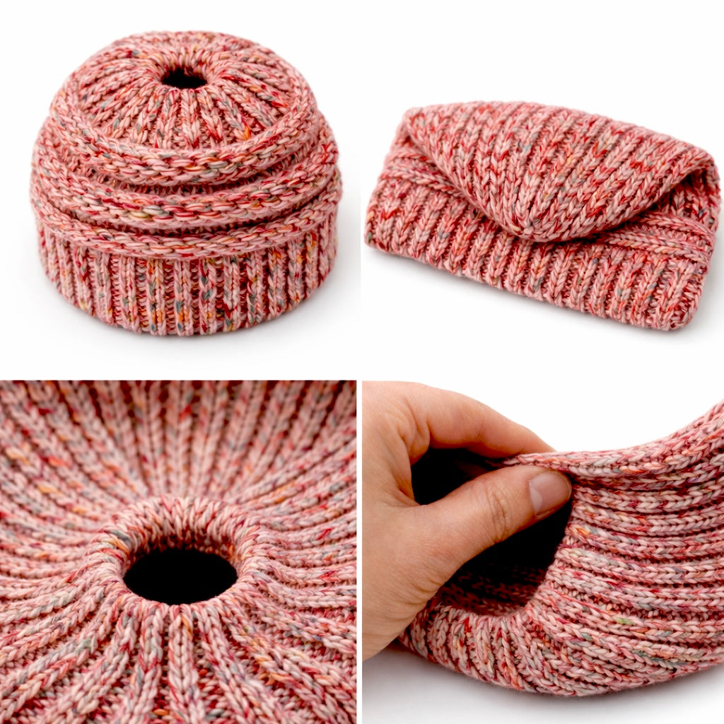 Rosè Ponytail Beanie