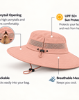 BLUSH Unisex Wide Brim Hat