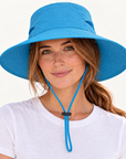 ISLAND BLUE Unisex Wide Brim Hat