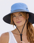 BLUE Unisex Wide Brim Hat