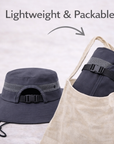 CHARCOAL Unisex Wide Brim Hat