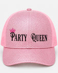 PARTY QUEEN 👸 Ponytail Cap