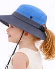 KIDS BLUE Unisex Wide Brim Hat