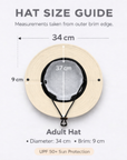 CREAM Unisex Wide Brim Hat