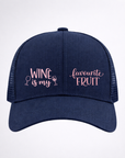 WINE 🍷 IS MY FAVOURITE FRUIT Ponytail Cap