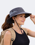 CHARCOAL Unisex Wide Brim Hat
