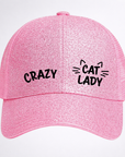 CRAZY CAT π LADY Ponytail Cap