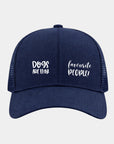 DOGS ๐ถ ARE MY FAVOURITE PEOPLE Ponytail Cap