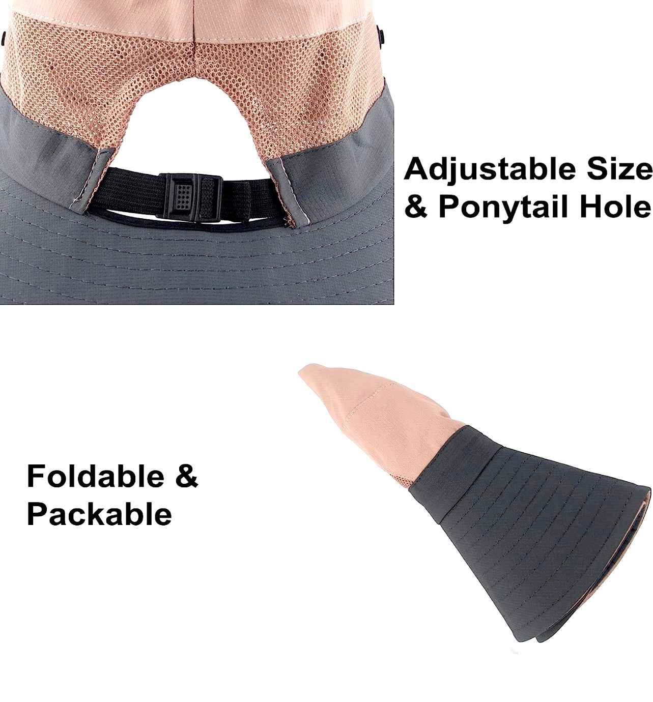 PINK Unisex Wide Brim Hat