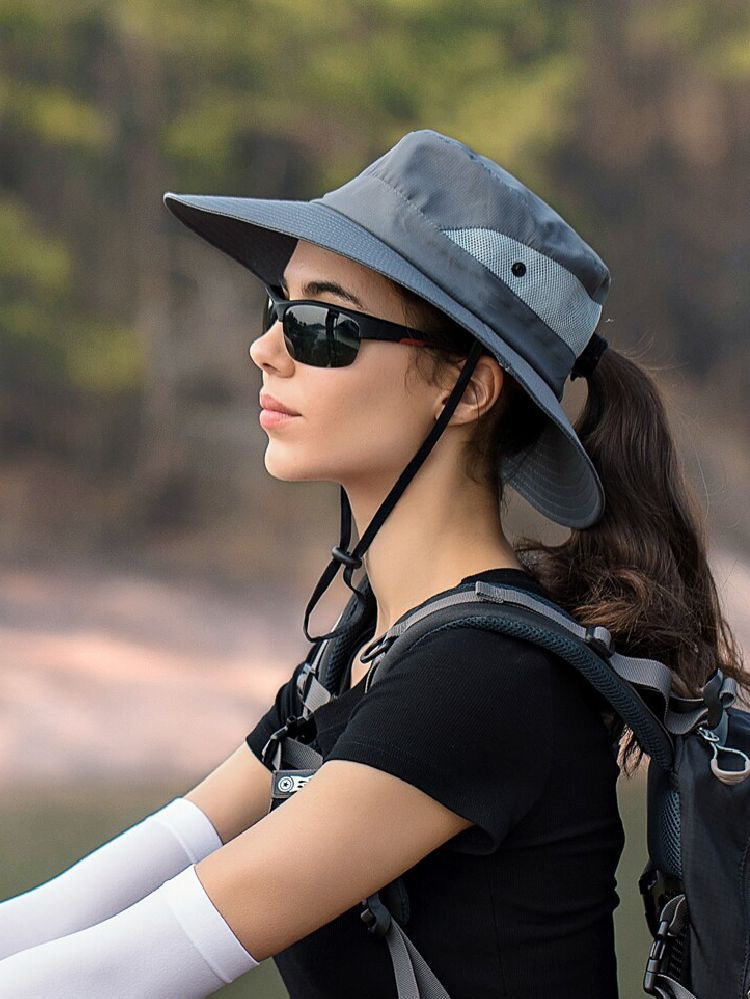 CHARCOAL Unisex Wide Brim Hat