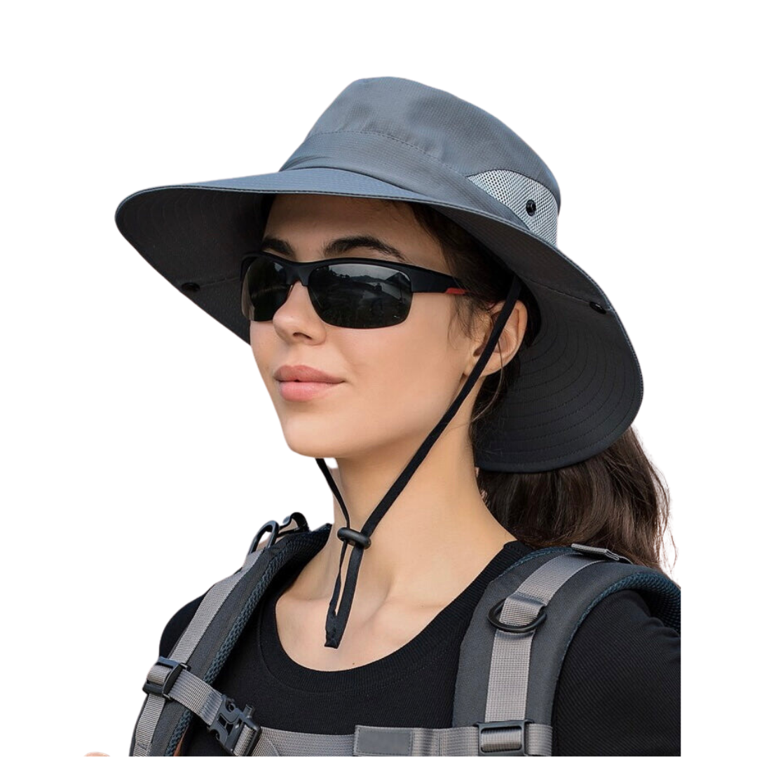 CHARCOAL Unisex Wide Brim Hat