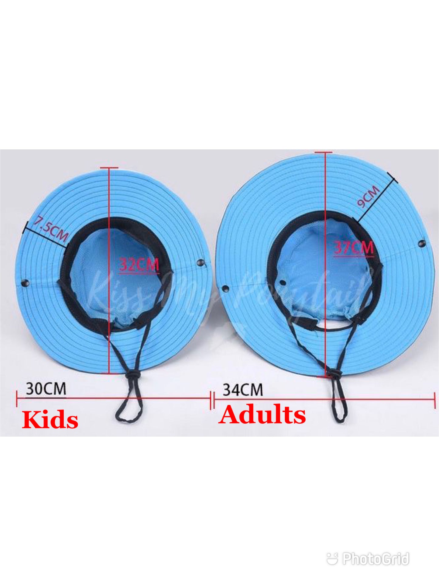 KIDS BLUE Unisex Wide Brim Hat