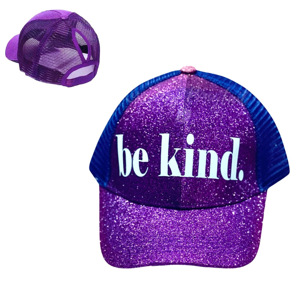 BE KIND 🤍 Ponytail Cap
