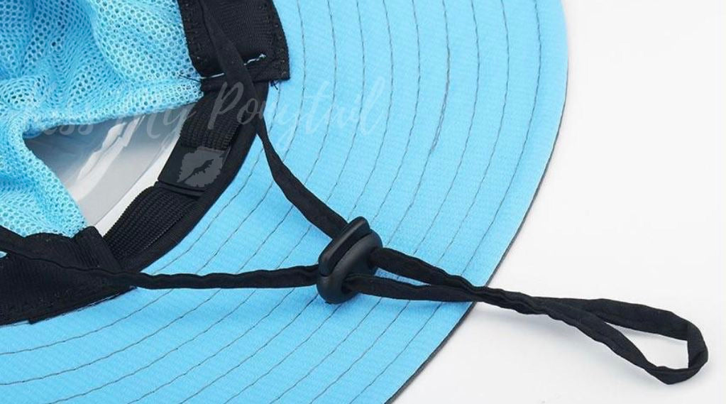 BLUE Unisex Wide Brim Hat