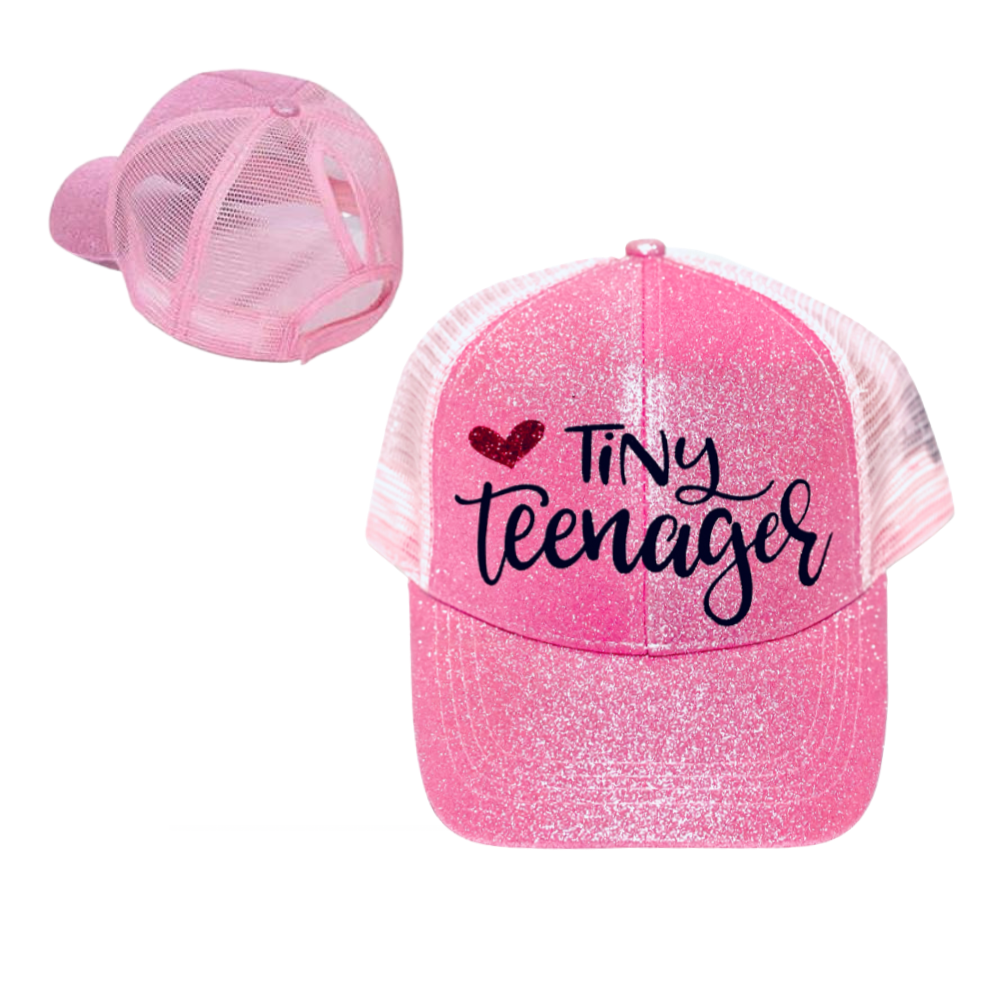 TINY 🌸 TEENAGER Ponytail Cap