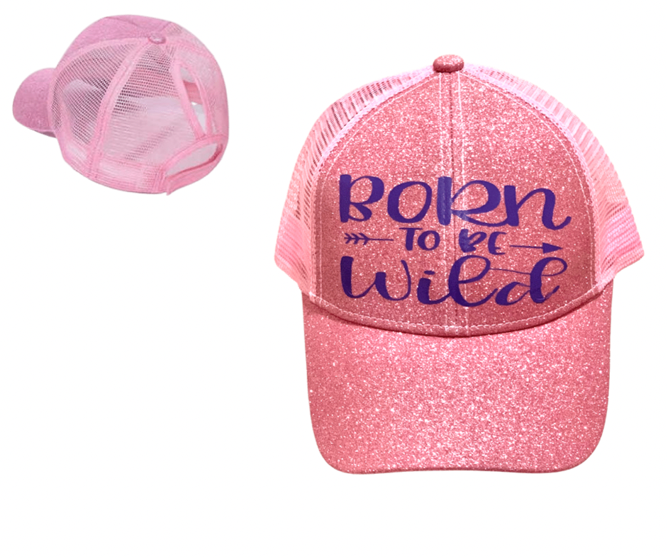 BORN TO BE WILD 🌺 Ponytail Cap