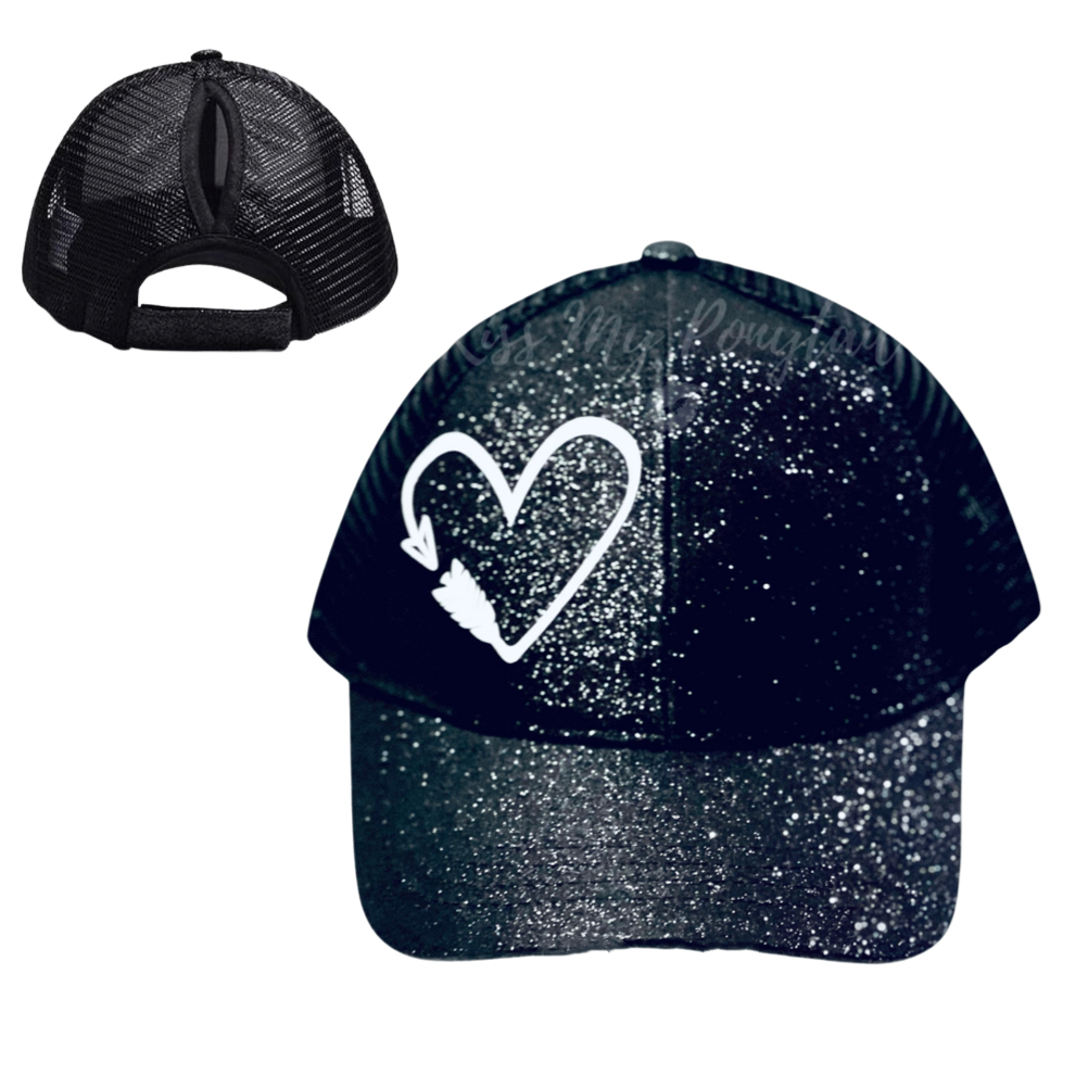 HEART ♥️ ARROW Ponytail Cap