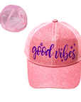 GOOD π VIBES Ponytail Cap