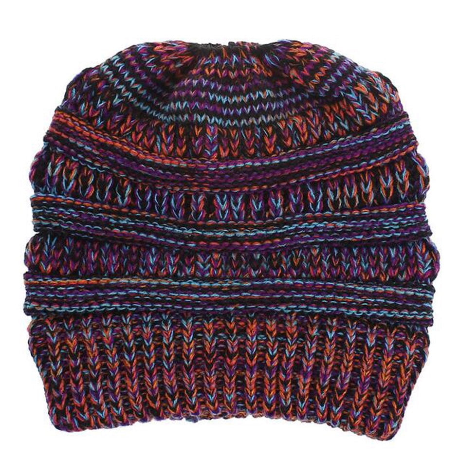 BERRY Ponytail Beanie