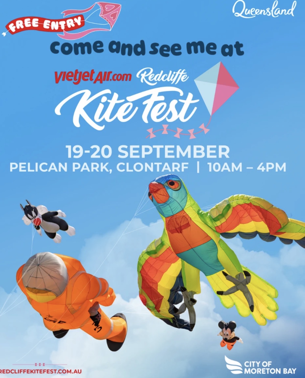 Vietjet Redcliffe KiteFest | 19 & 20 Sep 2026