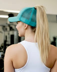 Ocean Mist Ponytail Cap