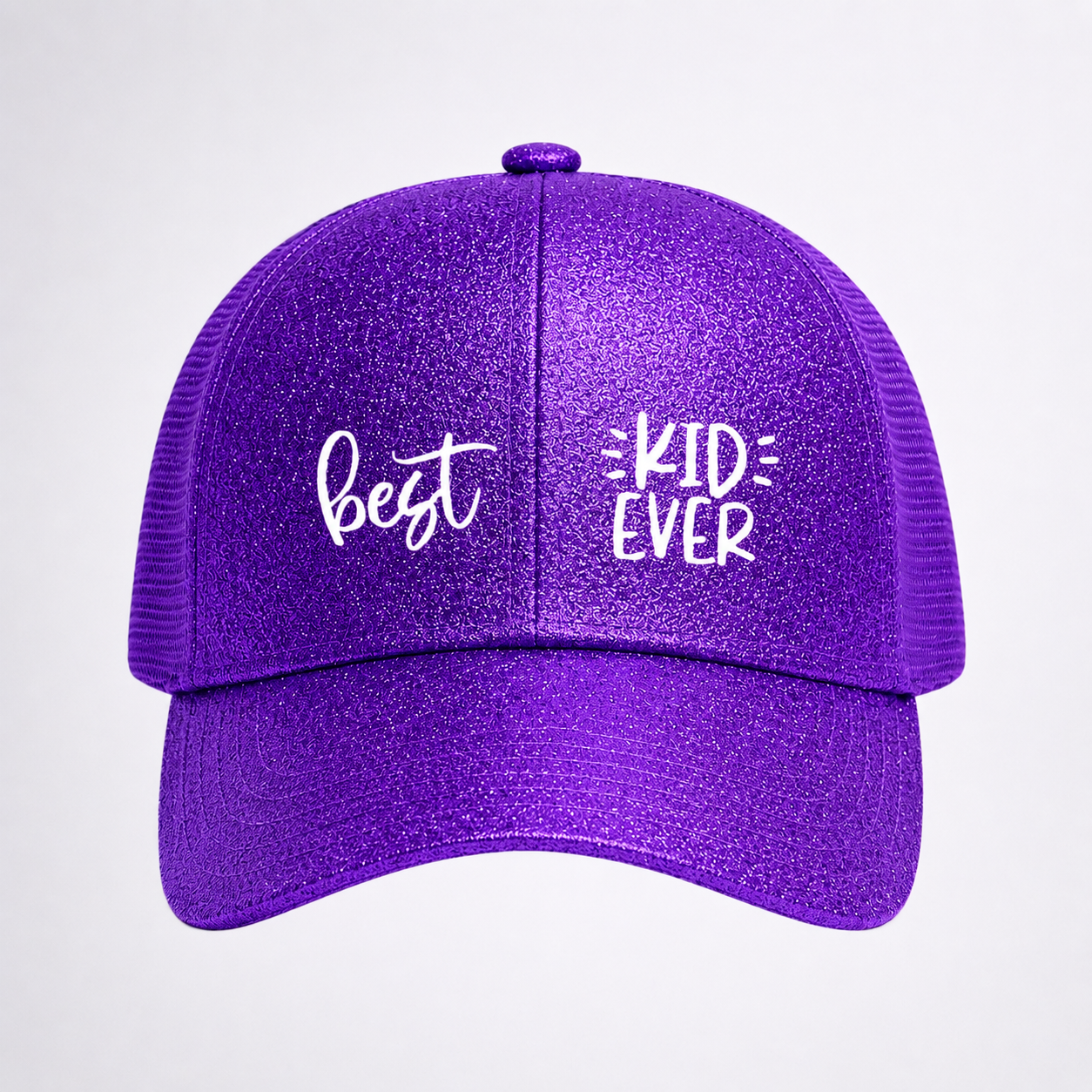 BEST KID 👩‍❤️‍💋‍👨 EVER Ponytail Cap