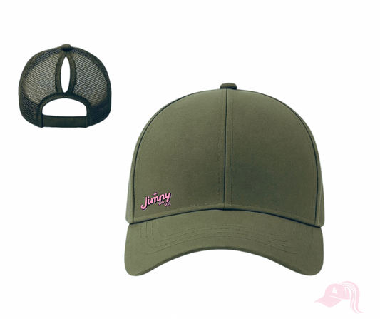 Khaki Jimny Ponytail Cap