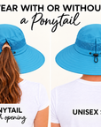 ISLAND BLUE Unisex Wide Brim Hat