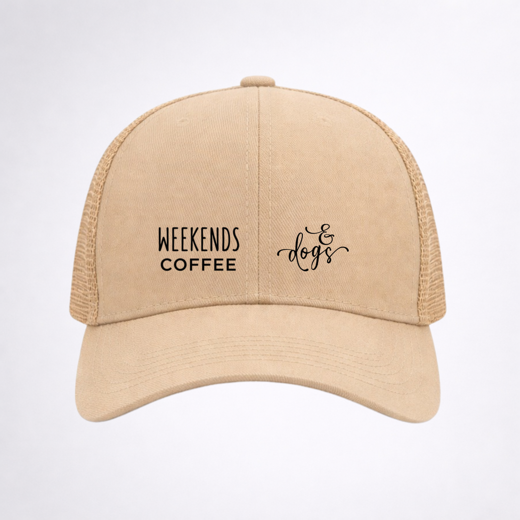 WEEKENDS COFFEE &amp; DOGS 🐶 Ponytail Cap