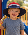 KIDS RED/NAVY Unisex Wide Brim Hat