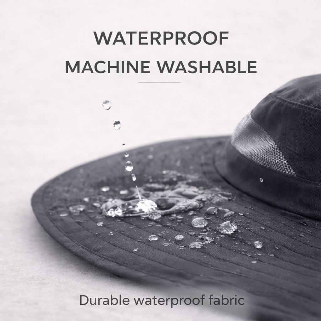 CHARCOAL Unisex Wide Brim Hat