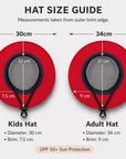 KIDS RED/NAVY Unisex Wide Brim Hat
