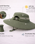 ARMY Unisex Wide Brim Hat