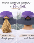 PURPLE Unisex Wide Brim Hat
