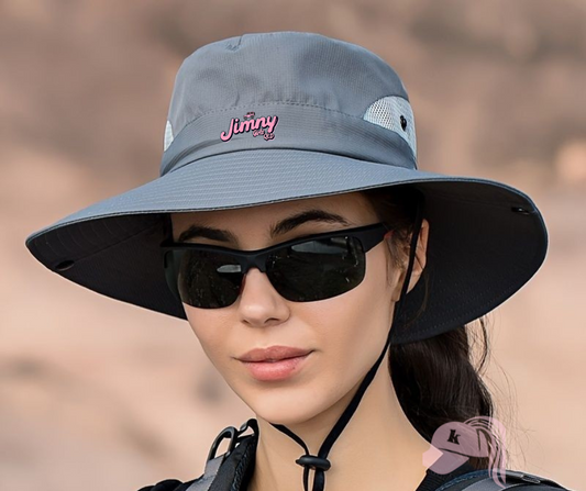 Charcoal Wide Brim Jimny Hat