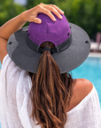 PURPLE Unisex Wide Brim Hat