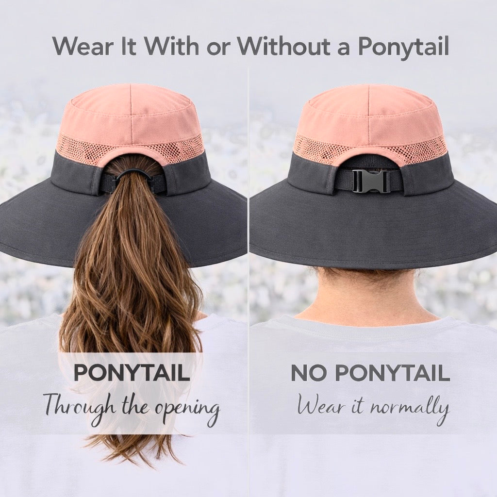 PINK Unisex Wide Brim Hat