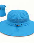 ISLAND BLUE Unisex Wide Brim Hat