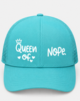 QUEEN OF NOPE Ponytail Cap