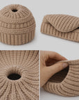 LATTE Ponytail Beanie
