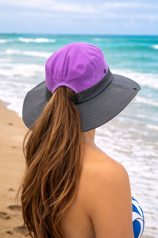 PURPLE Unisex Wide Brim Hat