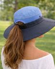 BLUE Unisex Wide Brim Hat