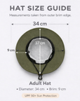 ARMY Unisex Wide Brim Hat