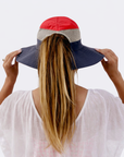 NAVY RED Unisex Wide Brim Hat ($20 CLEARANCE)