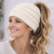 WHITE Ponytail Beanie